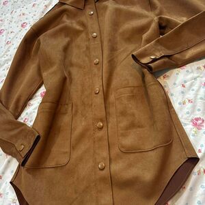 Unbranded Women's Brown and Tan Coat